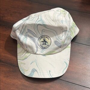 NWOT Original Penguin Season of Love Marble Print Golf Cap